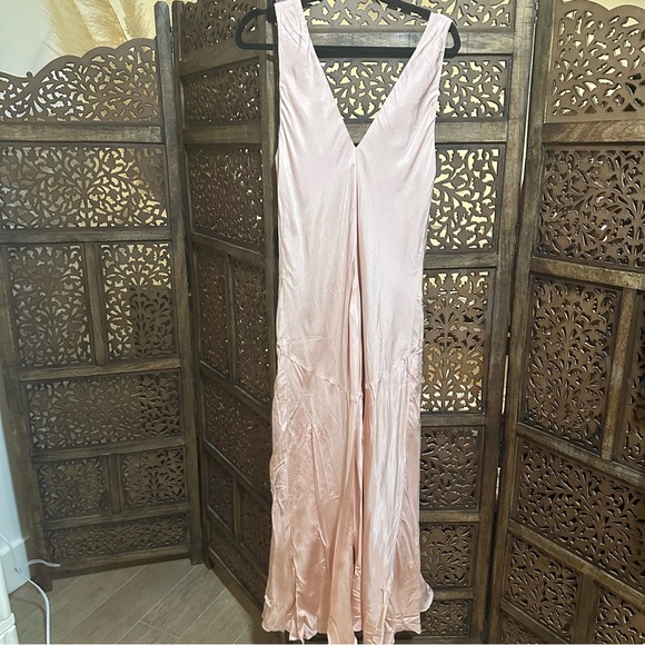 NWT FRAME Savannah Viscose Drop-Waist Sleeveless Dress Size Large reg $478 - Picture 7 of 8